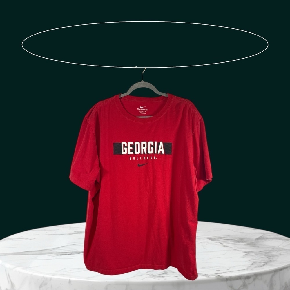 Men's Nike Red Georgia Bulldogs Campus Gametime 2XL T-Shirt